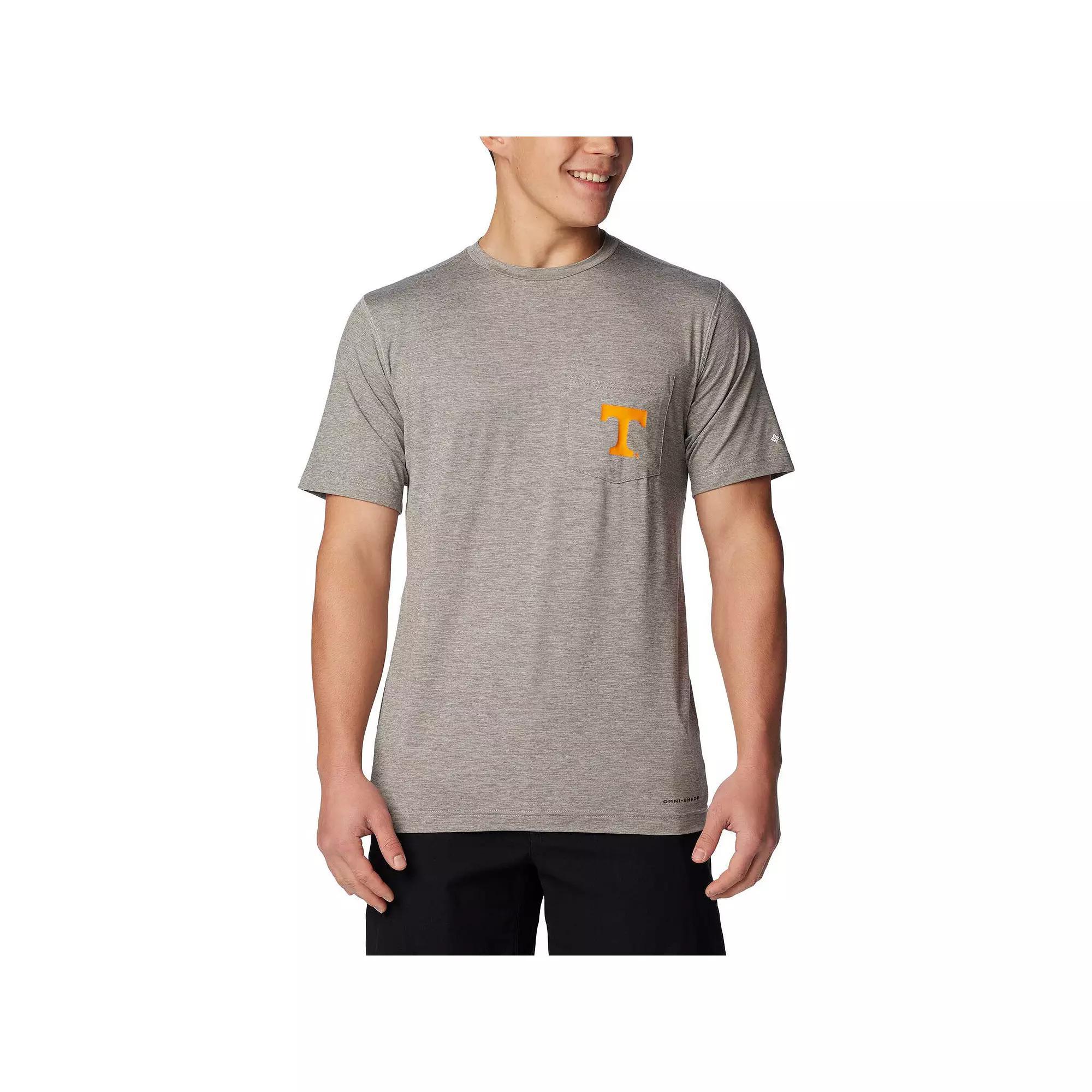 Men's Columbia Gray Tennessee Volunteers Tech Trail Omni-Wick T-Shirt, Size: Large, Grey Product Image