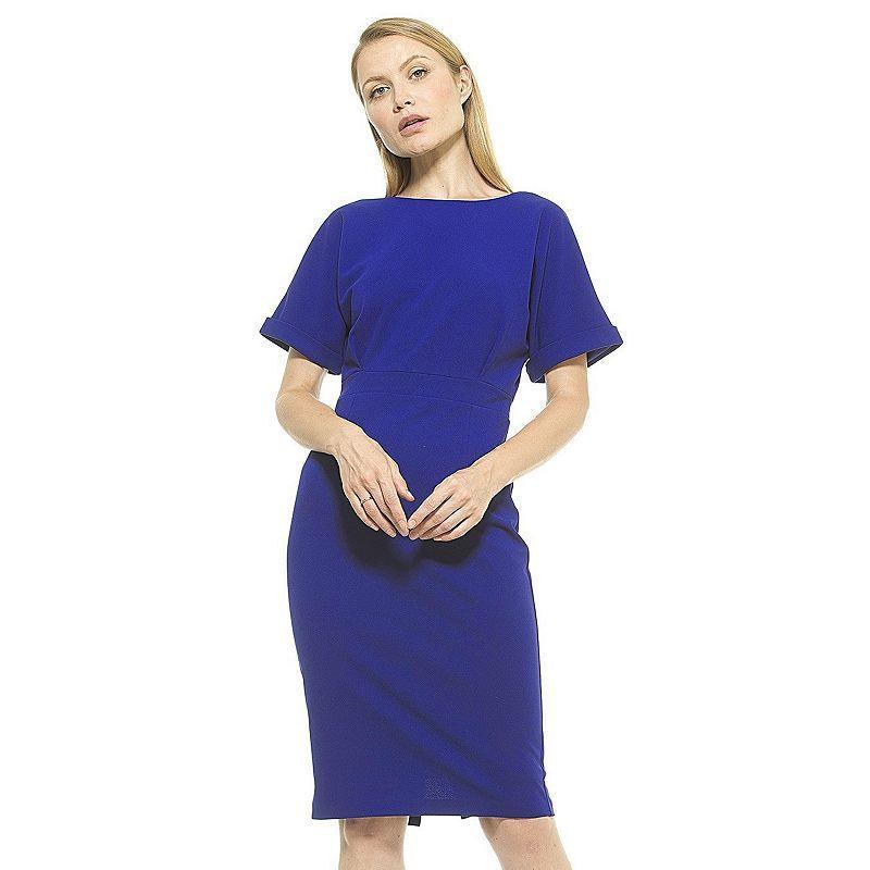Women's ALEXIA ADMOR Jacqueline Dolman Sheath Dress, Size: XS, Brown Product Image