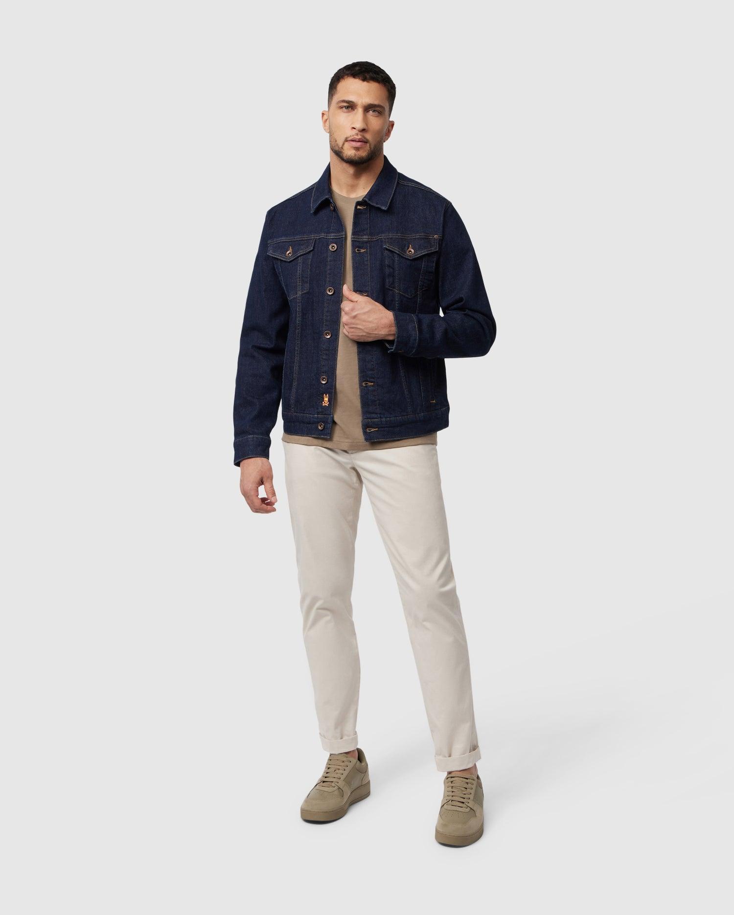 MENS PATHE DENIM JACKET - B6J741X1CO Product Image