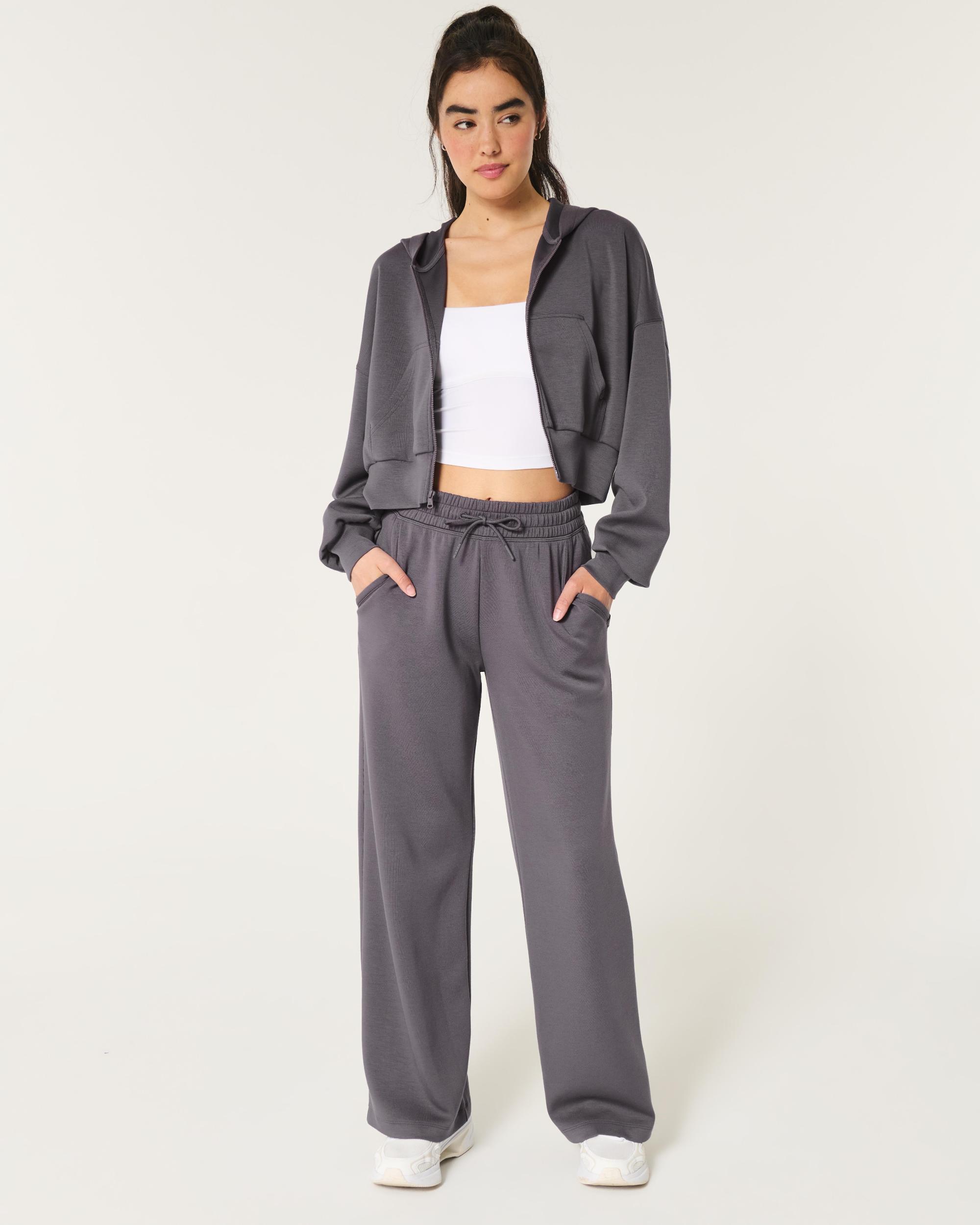 Gilly Hicks Cooldown Crop Zip-Up Hoodie Product Image