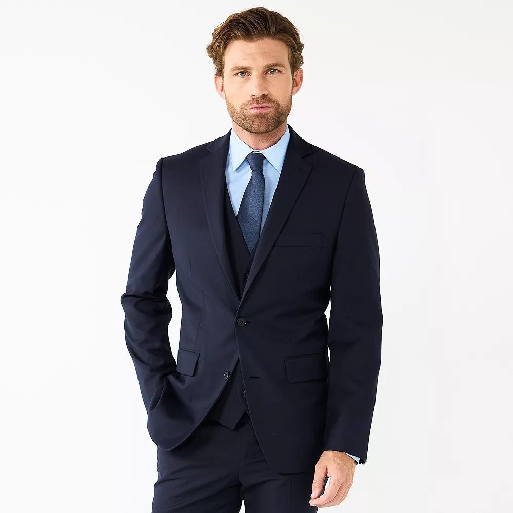 Men's Apt. 9® Premier Flex Performance Slim-Fit Washable Suit Jacket, Size: 44 Short, Blue Product Image