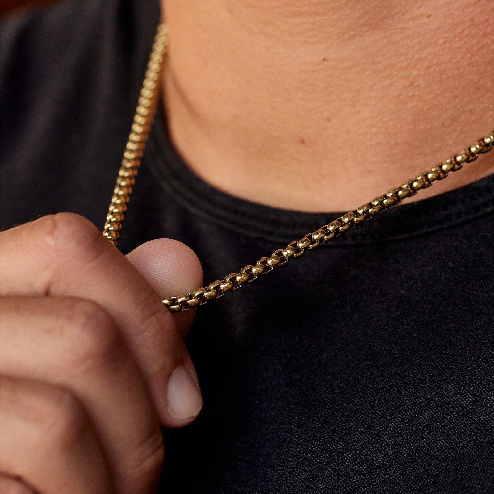 Men's Rolo Chain Necklace Male Product Image