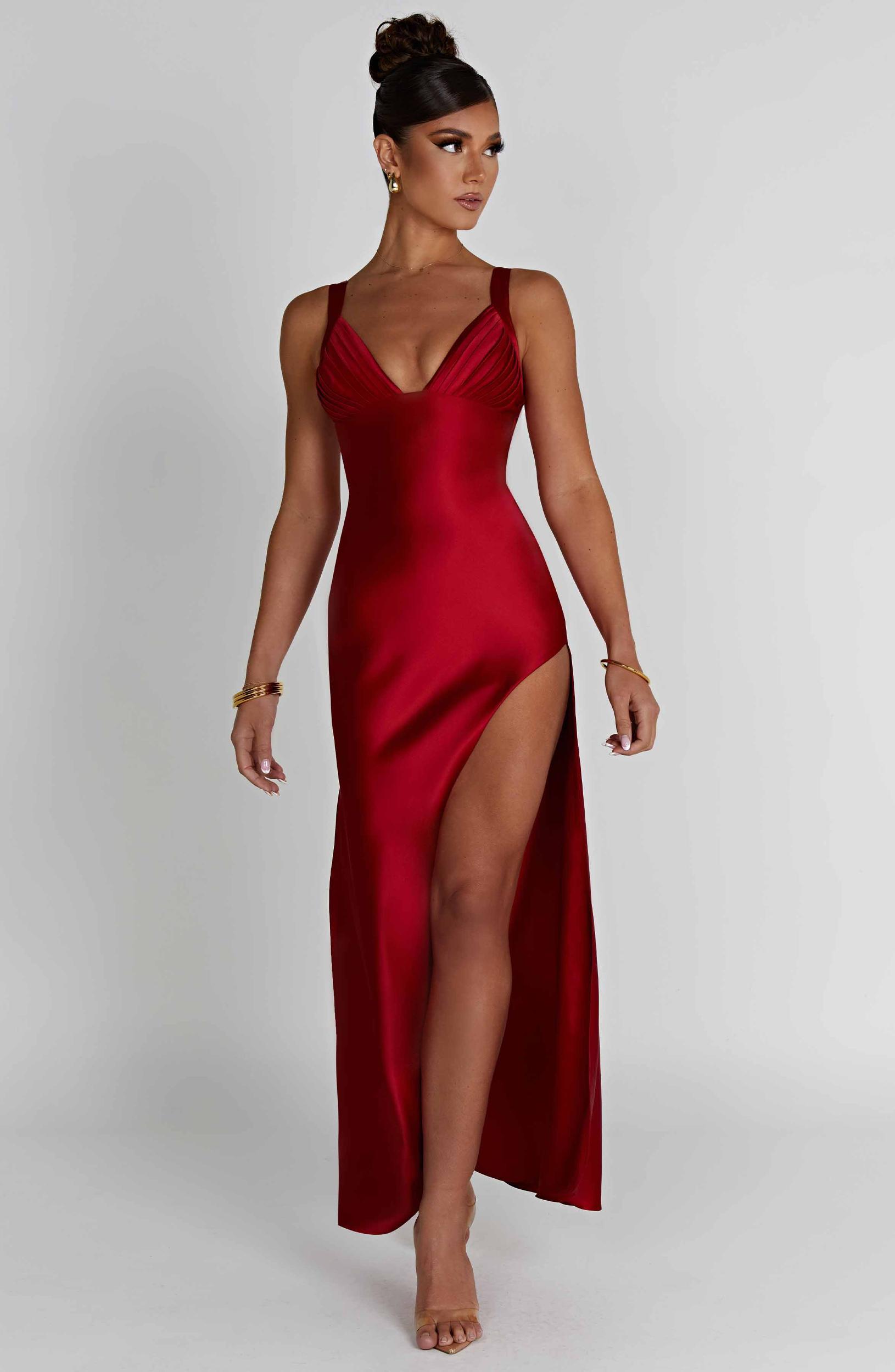 Hayley Maxi Dress - Red Product Image