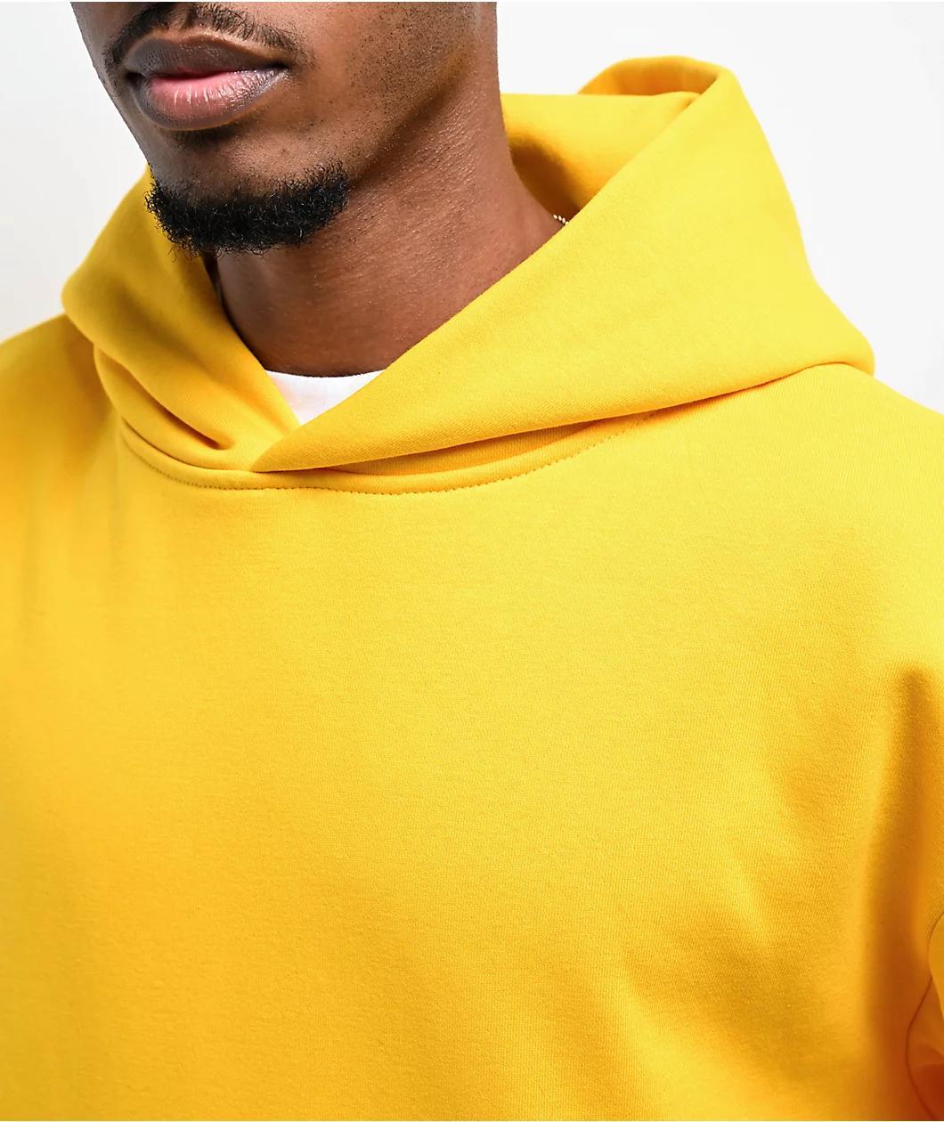 Shaka Wear Essential Super Heavyweight Pale Yellow Hoodie Product Image