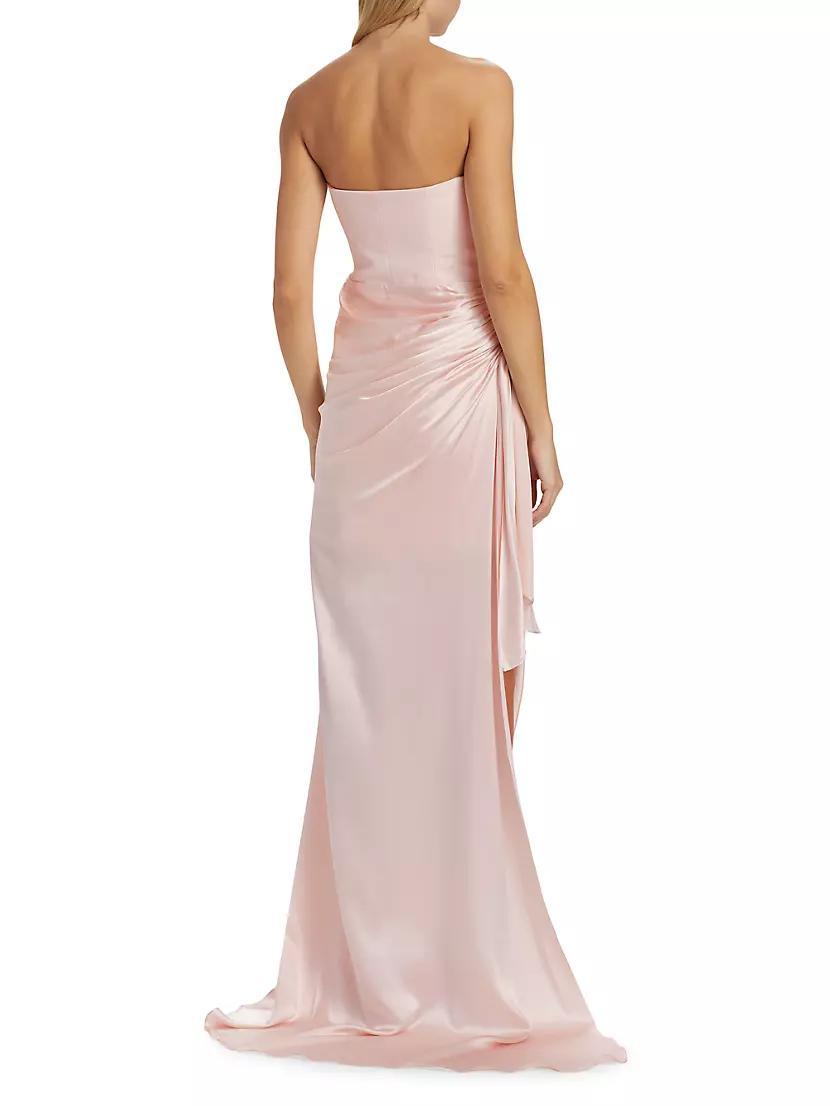 Rania Strapless Asymmetric Gown Product Image
