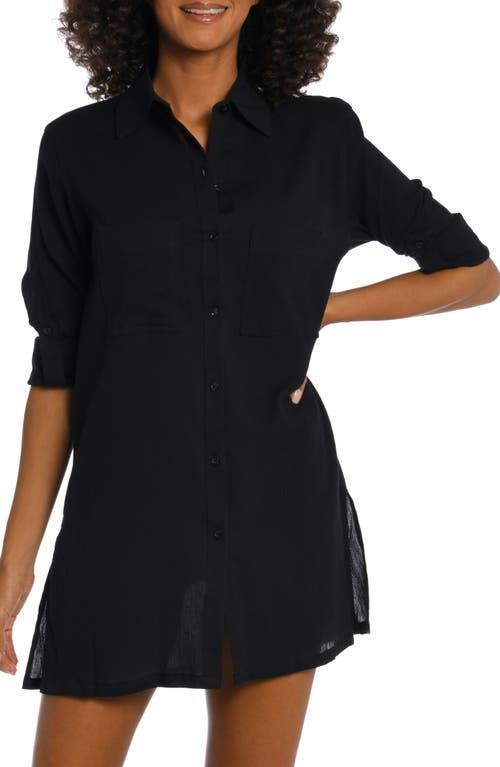 La Blanca Island Fare Resort Camp Shirt Cover Up Product Image