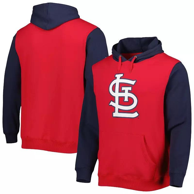 Mens Stitches /Navy St. Louis Cardinals Team Pullover Hoodie Product Image