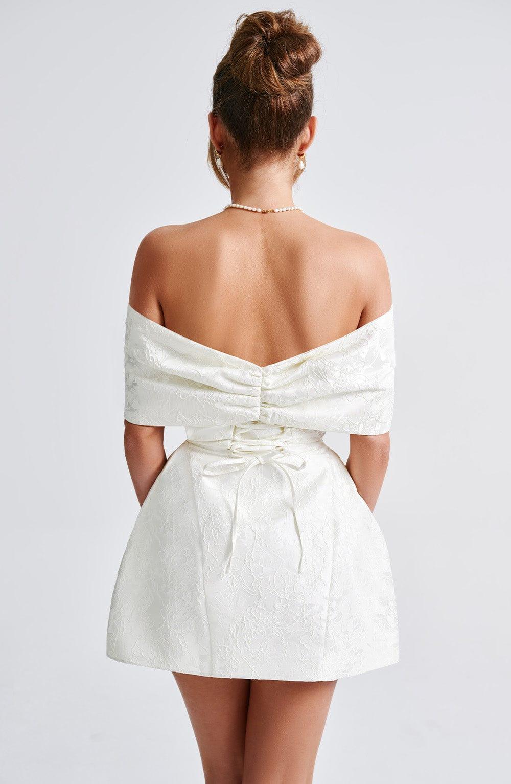 Raquel Mini Dress - Ivory Product Image