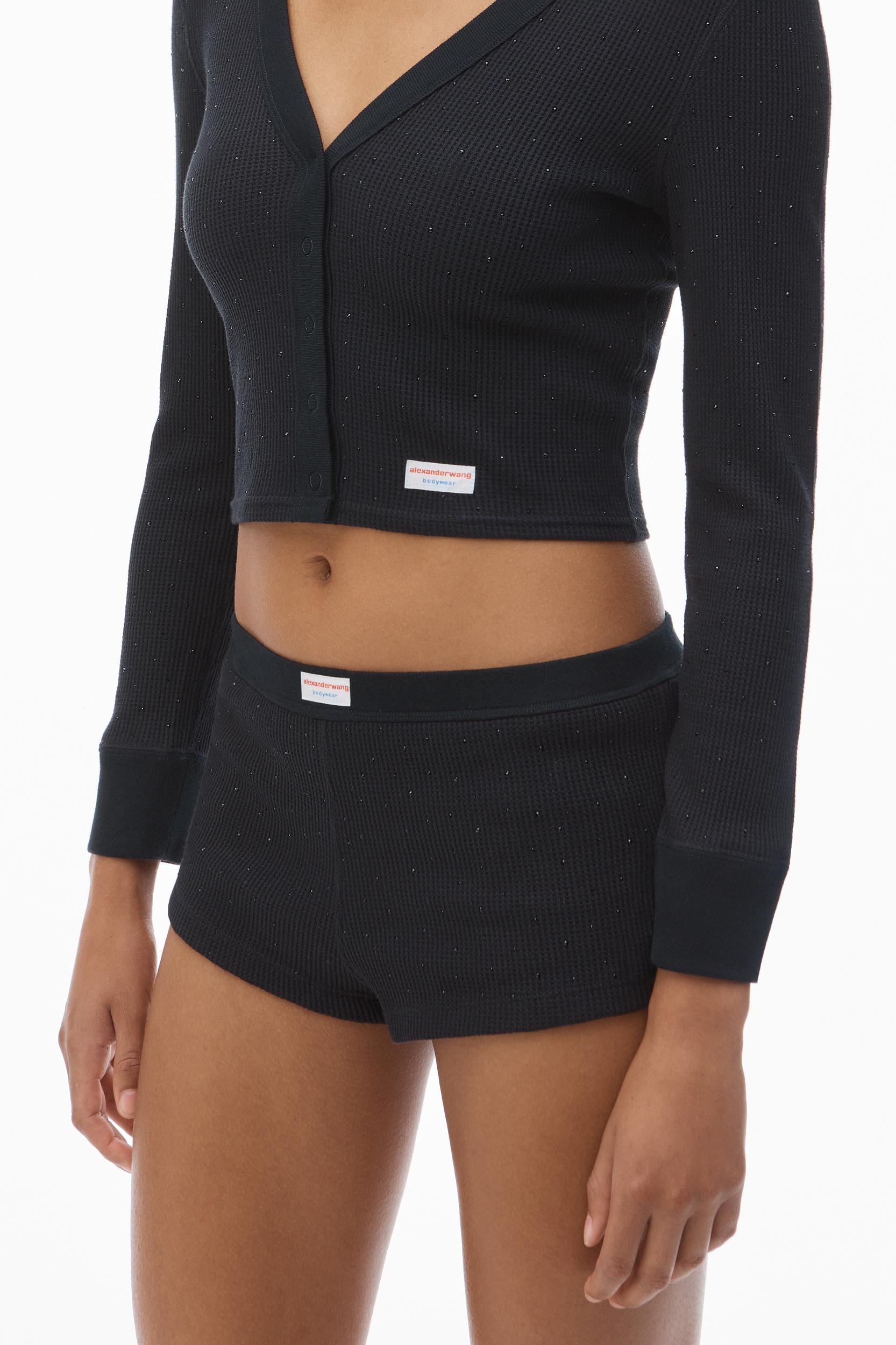 Crysal Hotfix Cami Dress In Waffle Knit Product Image