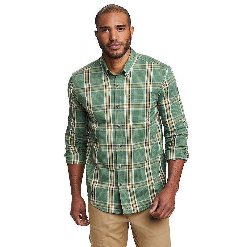 Big & Tall Eddie Bauer Long Sleeve Voyager Flex Shirt, Men's, Size: Large Tall, French Blue Product Image