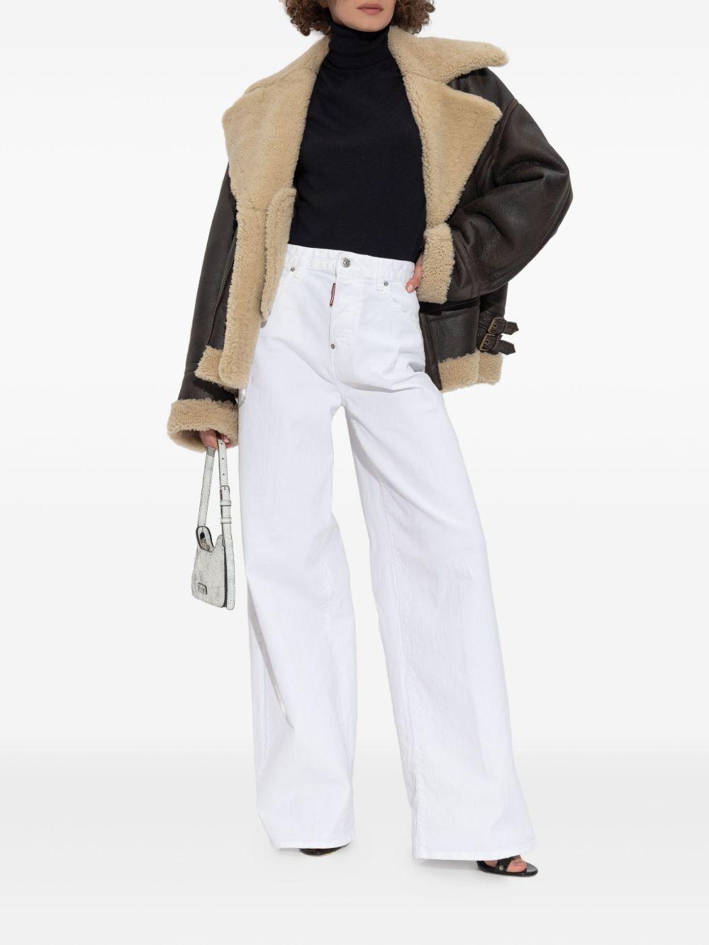 cap-sleeve turtleneck top Product Image