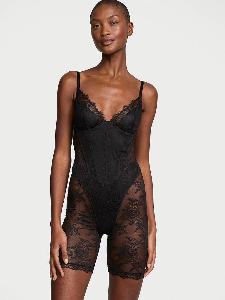 Rose Lace Short Bodysuit Product Image