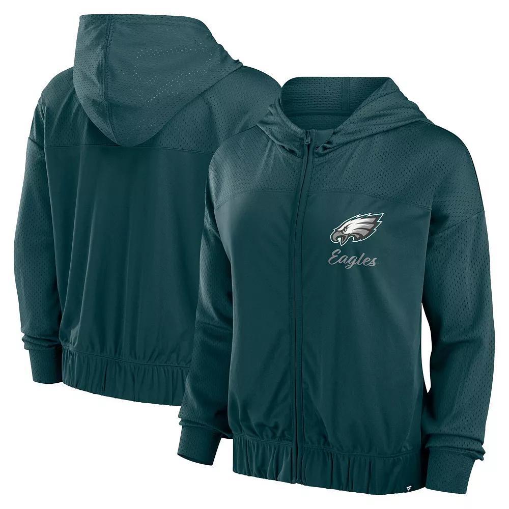 Women's Fanatics Black New Orleans Saints Script Lock Full-Zip Hoodie, Size: Medium Product Image