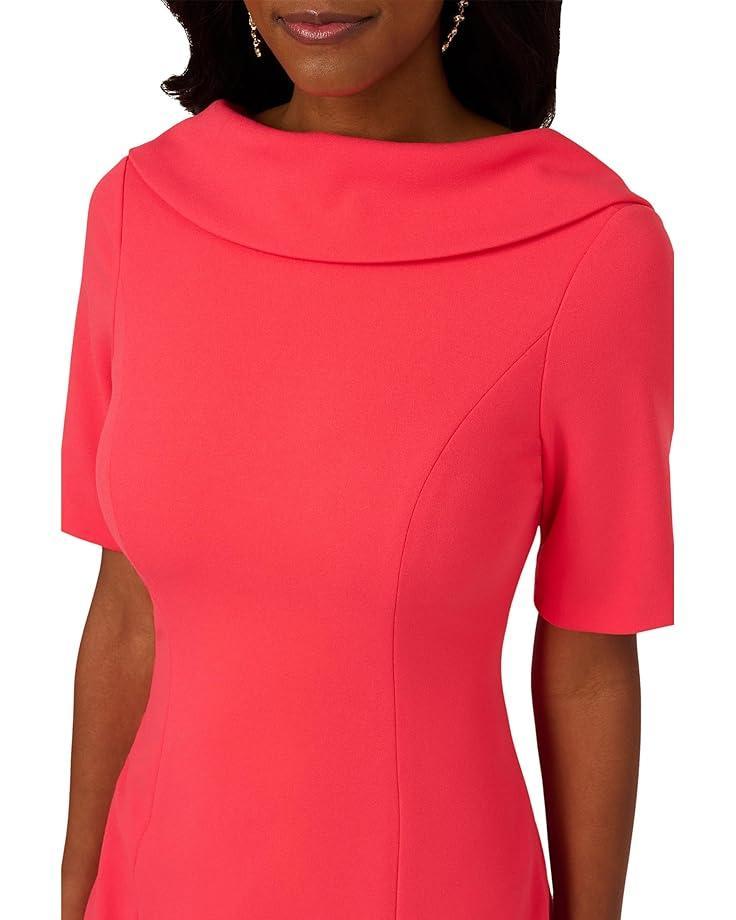 Knit Crepe Pearl Midi Dress Product Image