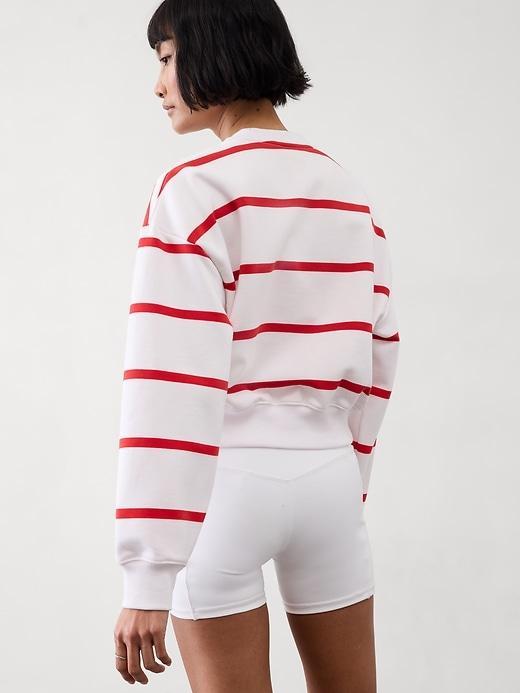 Heavyweight Terry Crop Crew Sweatshirt Product Image