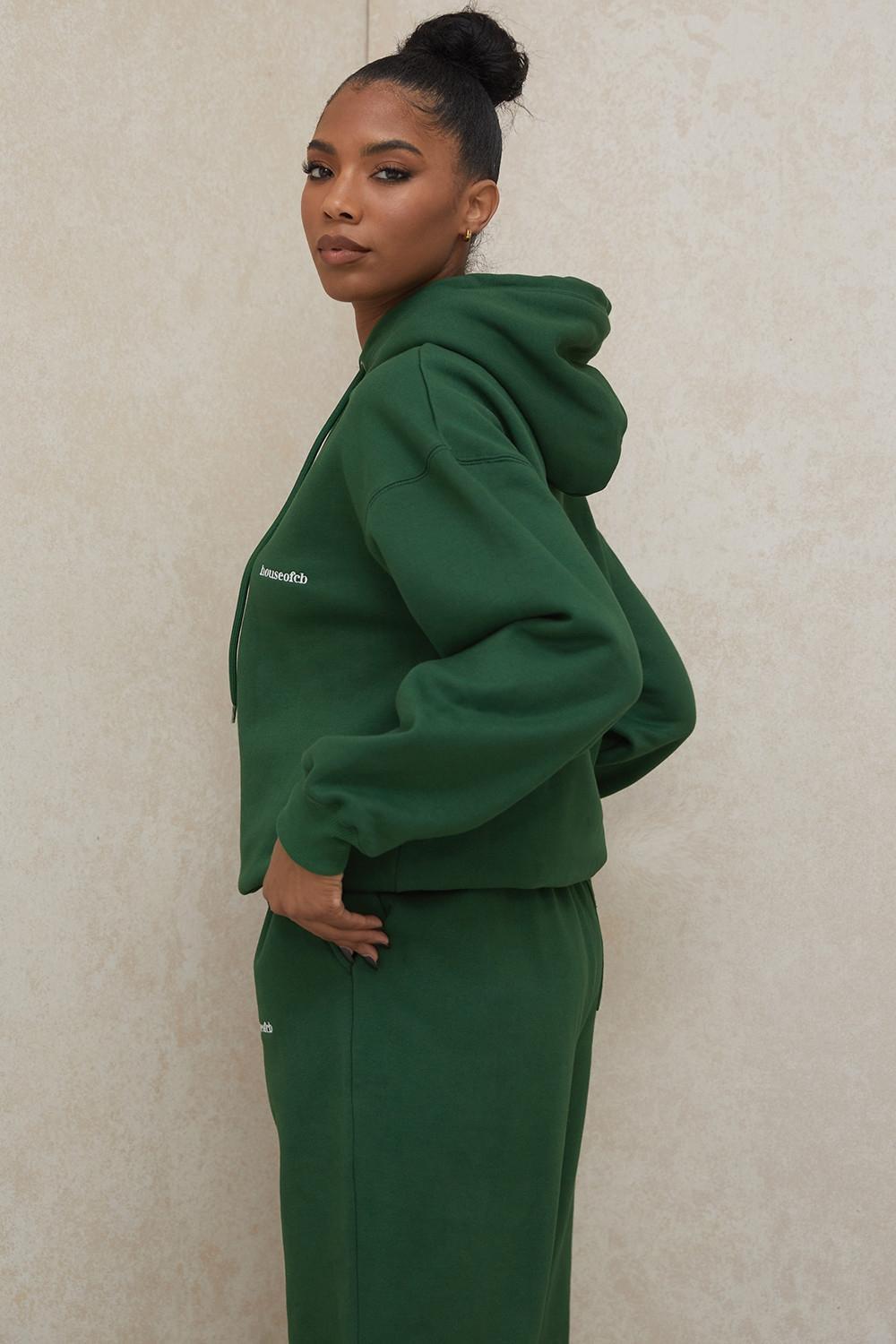 Halo  green oversized hoodie Product Image