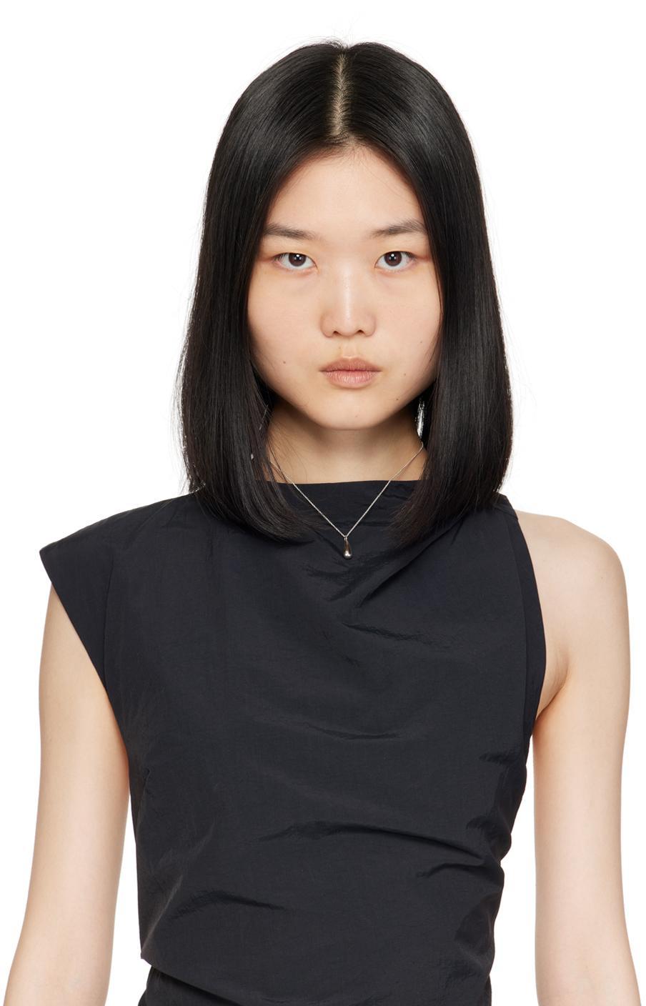 SOPHIE BUHAI Silver Droplet Pendant Neclace In Sterling Silver Product Image