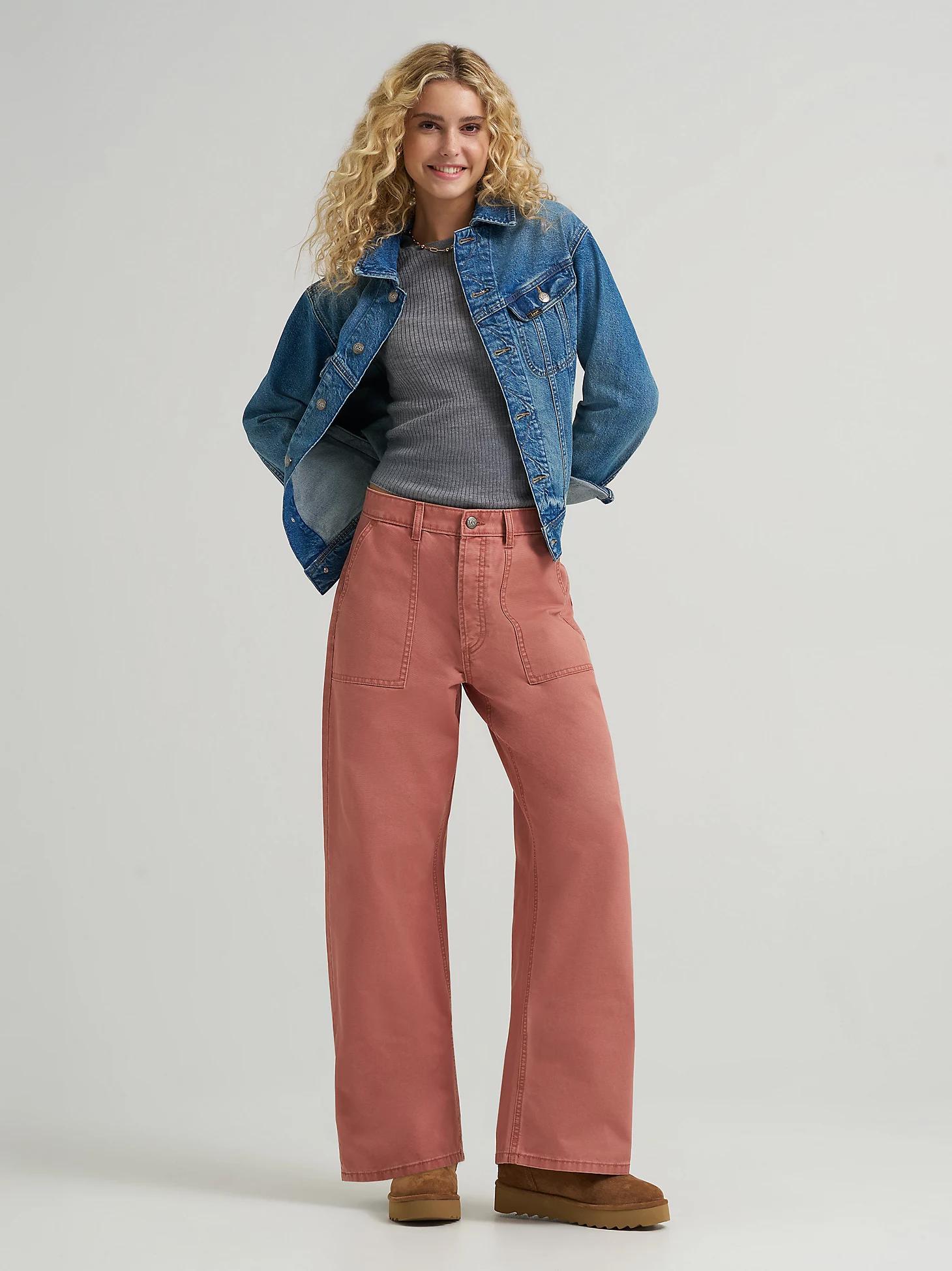 Women's Patch Pocket Slouch Pant | Women's Pants | Lee® Product Image