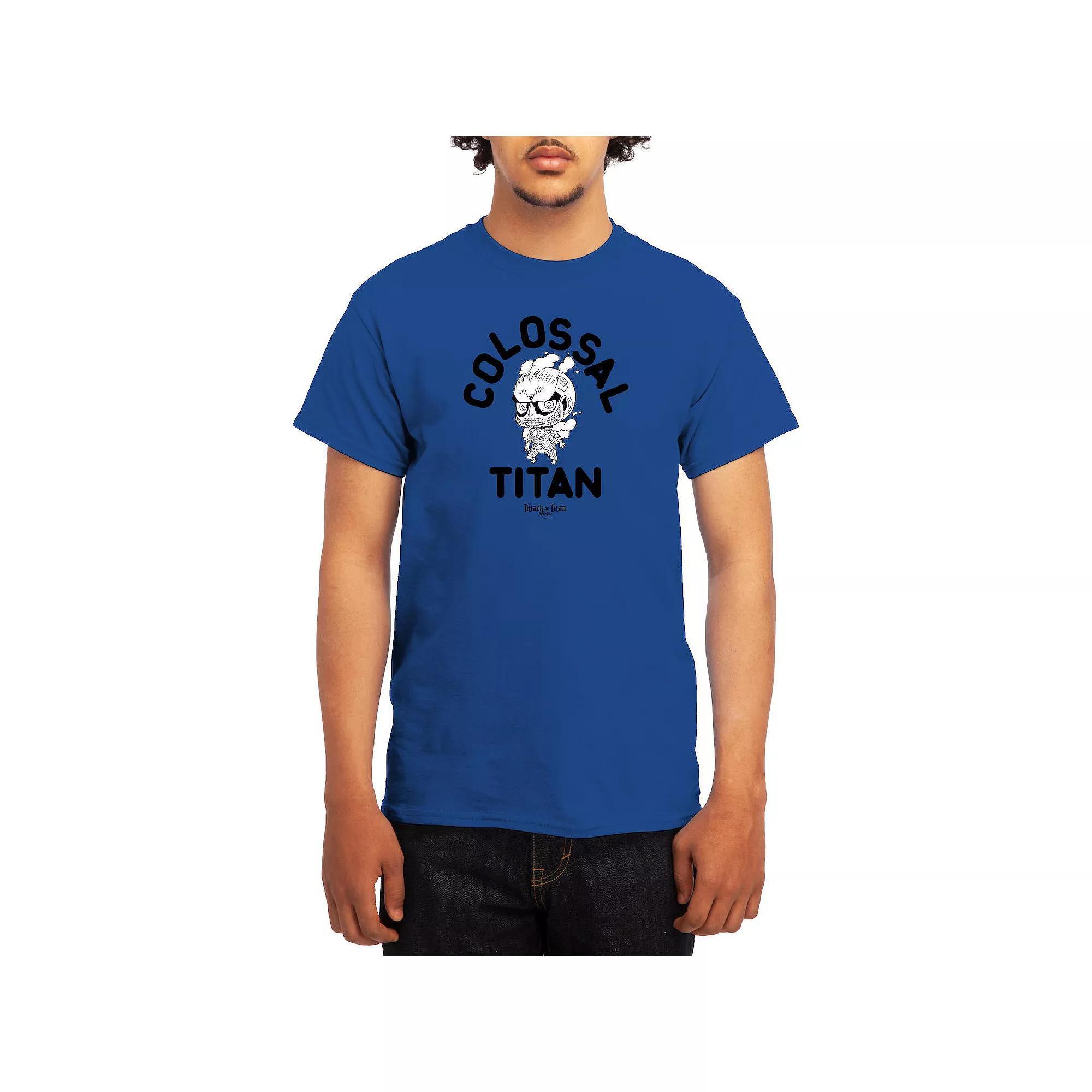 Men's Attack on Titan Eren & Mikasa Tee, Boy's, Size: Small, Green Product Image