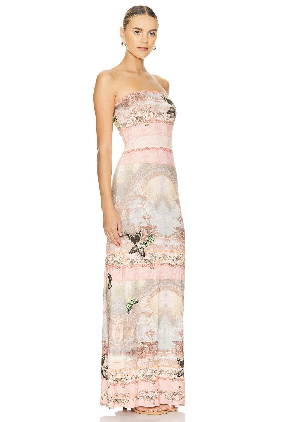 Delora Strapless Maxi Dress Alice + Olivia Product Image