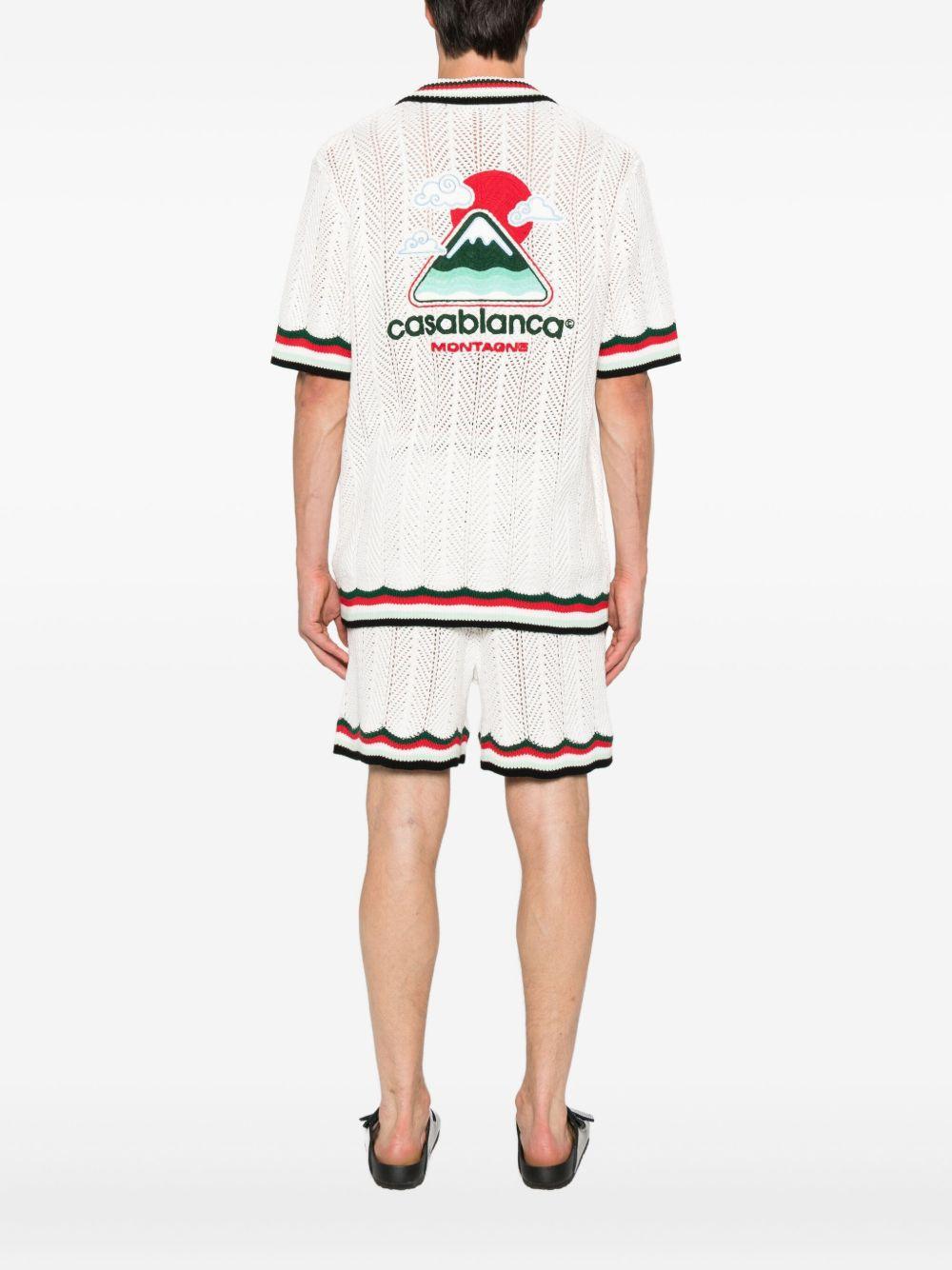 logo-embroidered shirt Product Image
