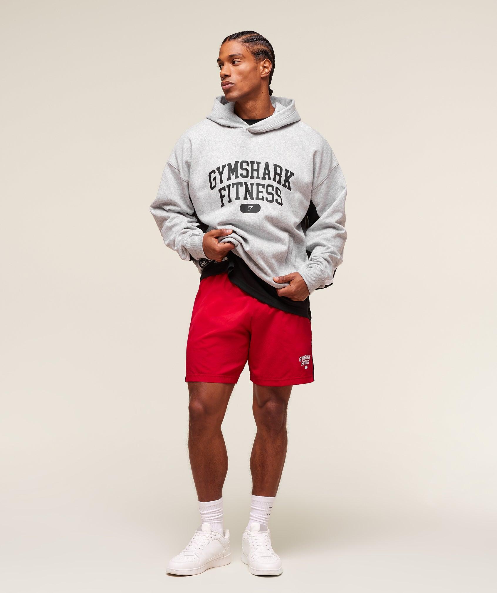 Gymshark Varsity 7" Shorts - Conditioning Red Male Product Image