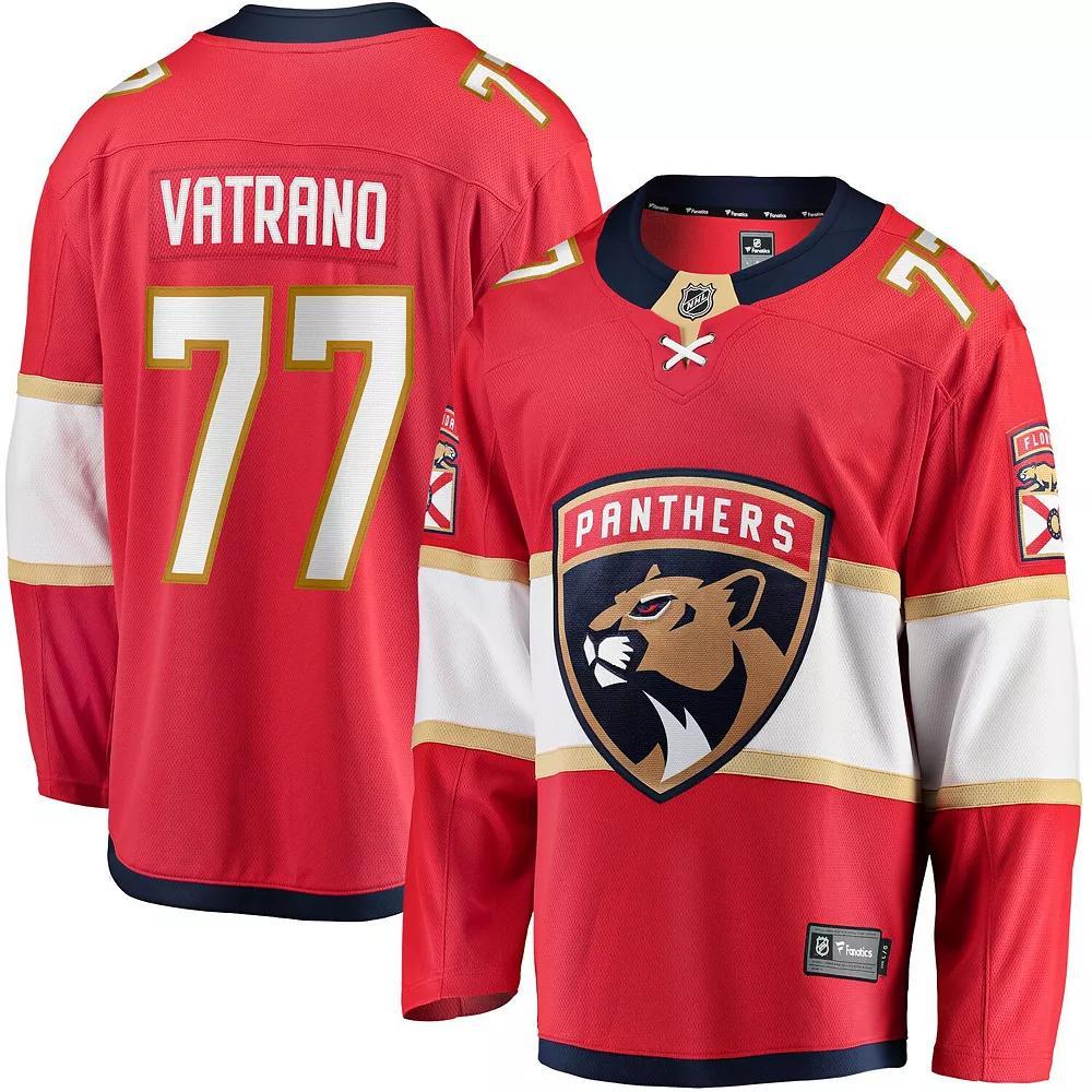 Men's Fanatics Branded Frank Vatrano Red Florida Panthers Home Breakaway Jersey, Size: Large, Pnt Red Product Image