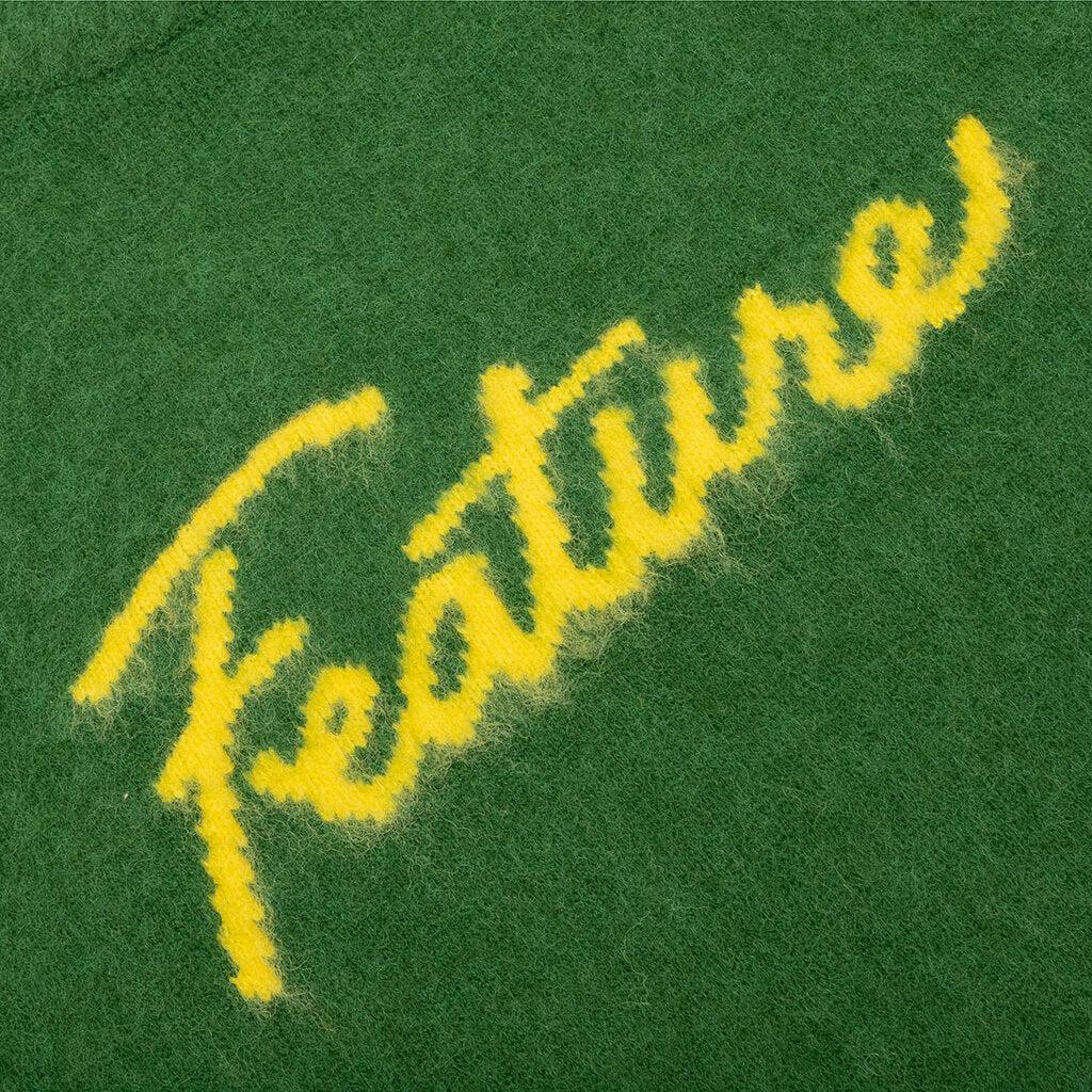 Script Logo Sweater - Green Male Product Image