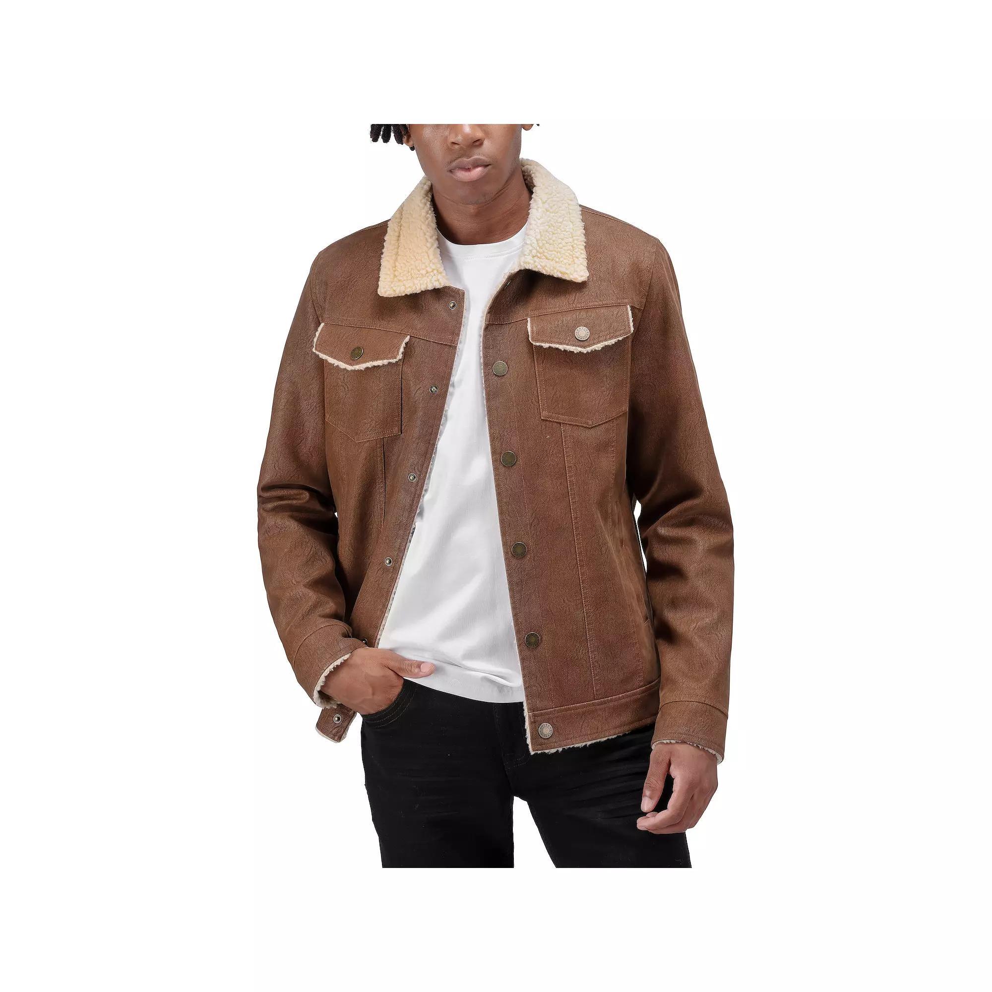 Mens Xray Jacket with Faux Shearling Lining Product Image