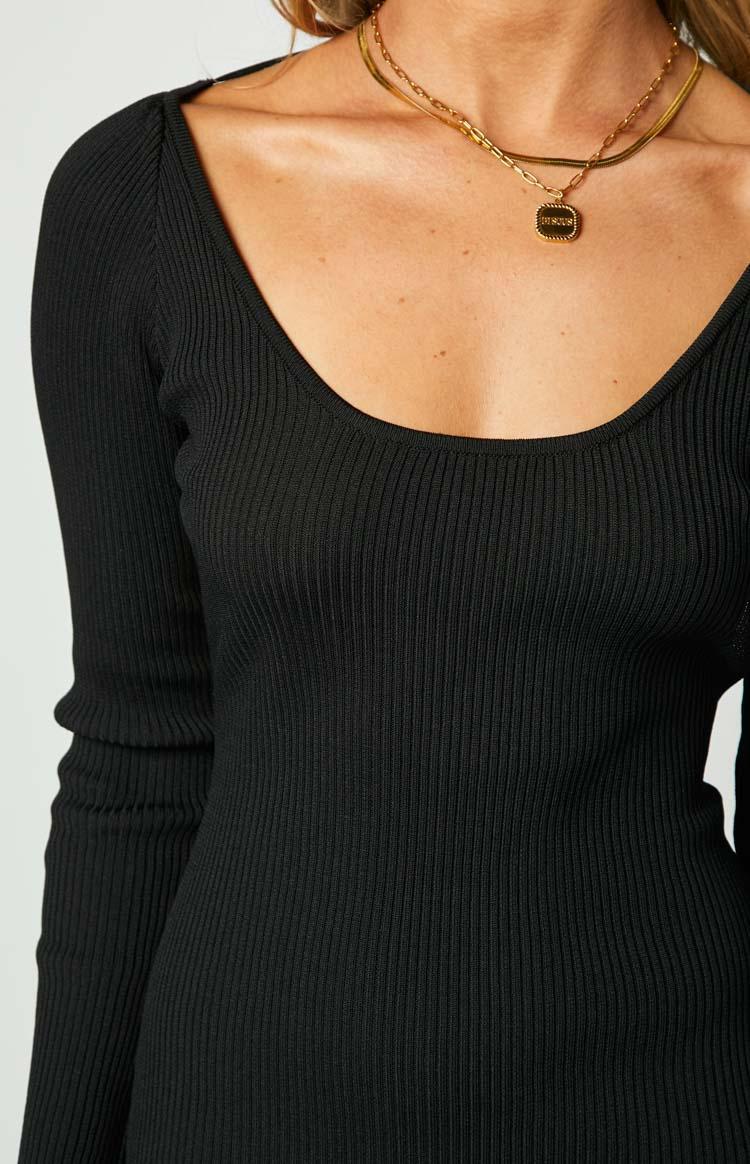 Kylie Black Maxi Dress Product Image