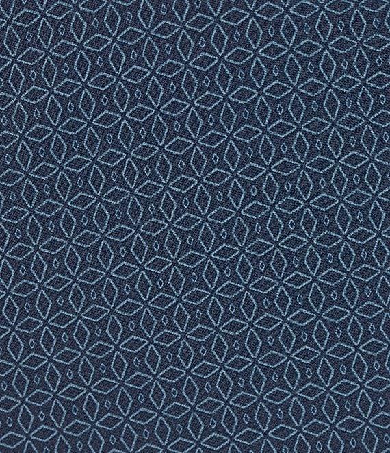 Roundtree & Yorke Performance Stretch Fabric Straight Fit Flat Front 7#double; Geo Printed Shorts Product Image