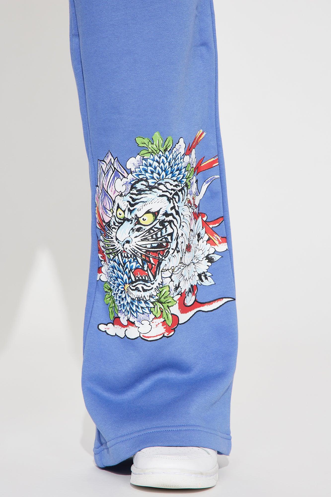 Ed Hardy Lotus Love Pant - Blue Product Image