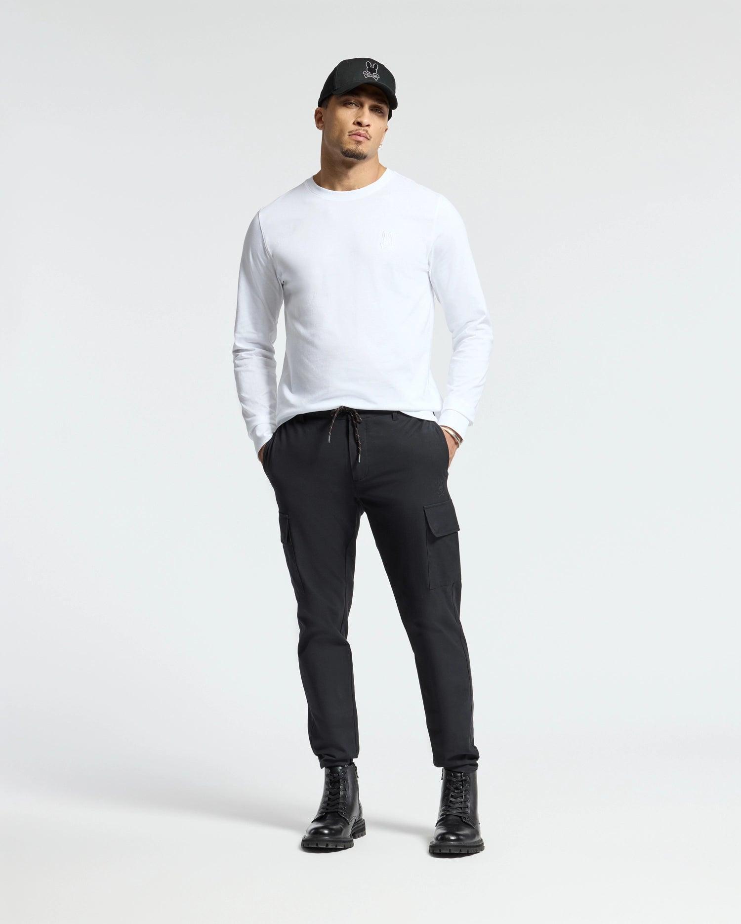 MENS ALBERTON LONG SLEEVE TEE - B6T867E200 Product Image