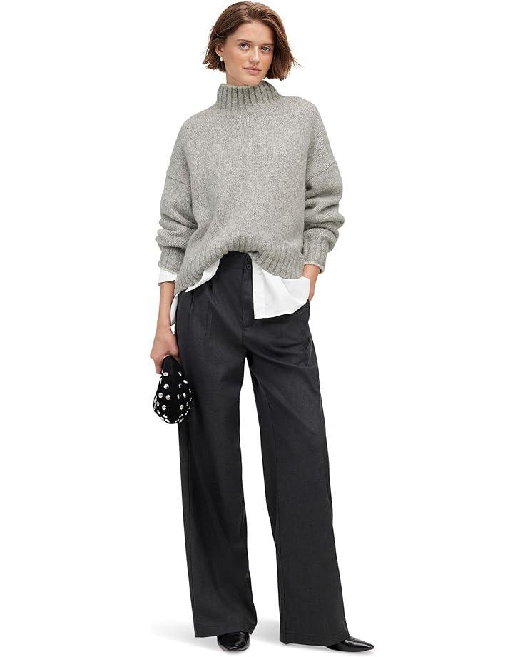 Women's Madewell Fluffy Wool Balham Hi-Low Turtle Product Image