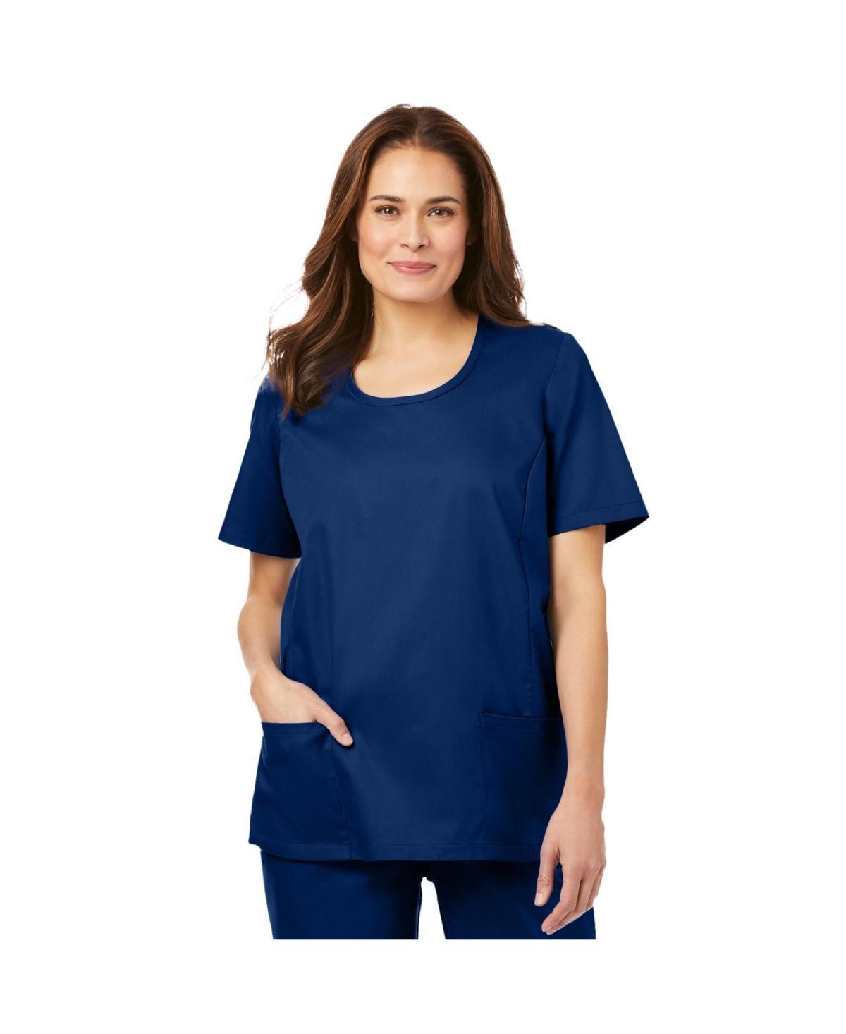 Comfort Choice Womens Scoopneck Scrub Top Product Image