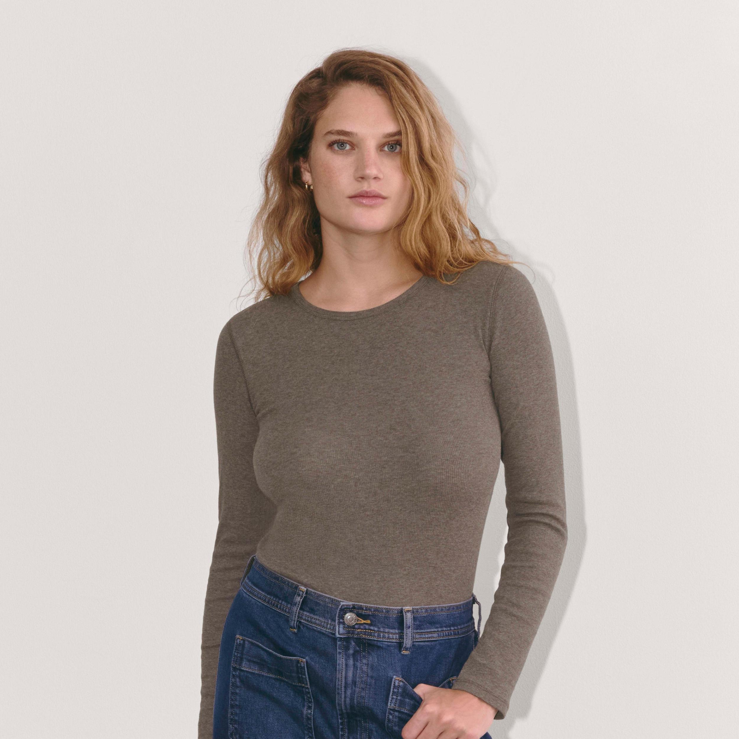 Womens Luxe Rib Long-Sleeve Crew Sweater by Everlane Product Image