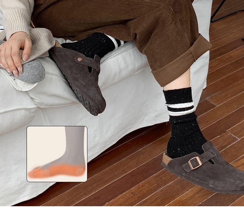 Striped Hem Crew Socks Product Image