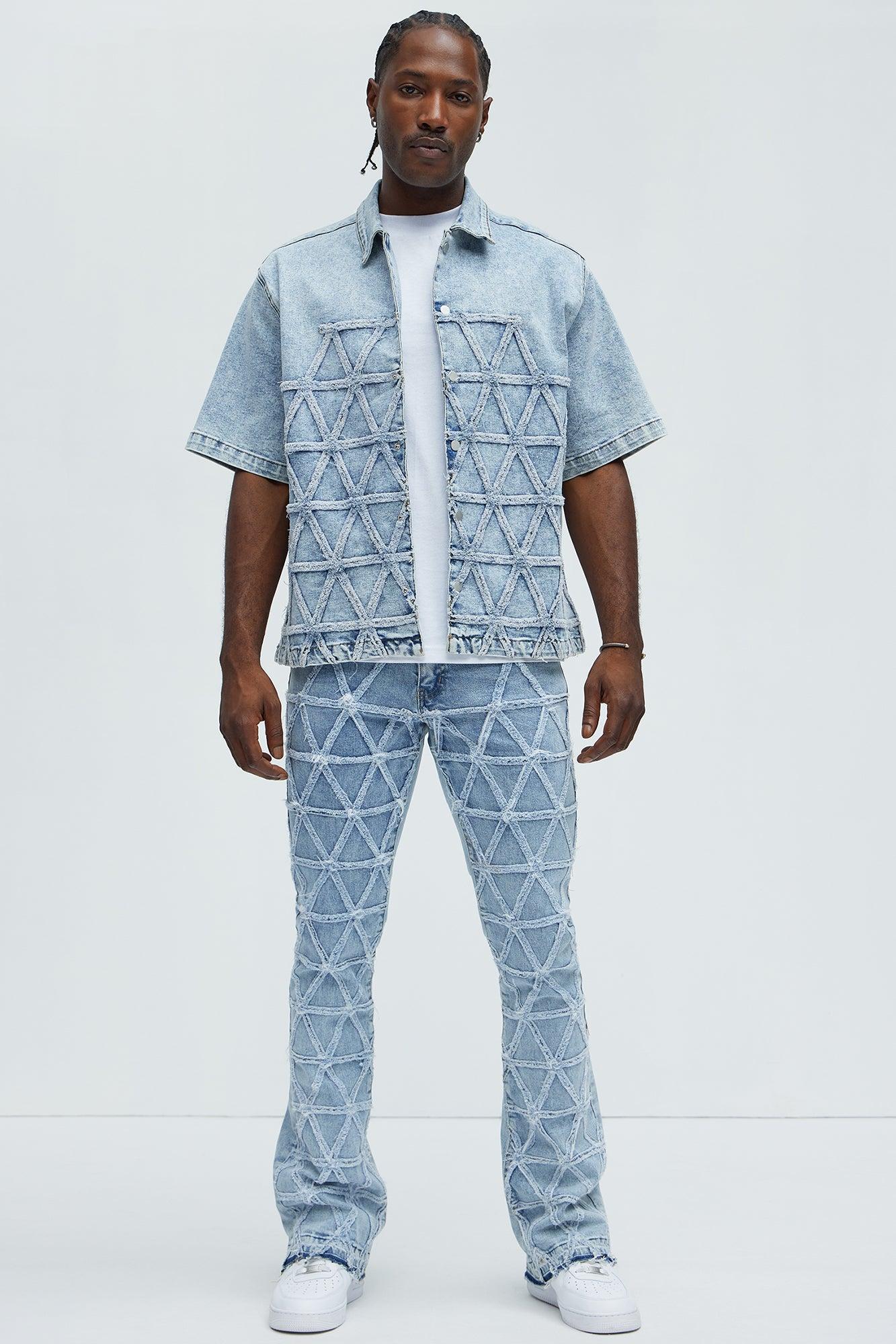 Interstellar Denim Shirt - Light Wash Product Image
