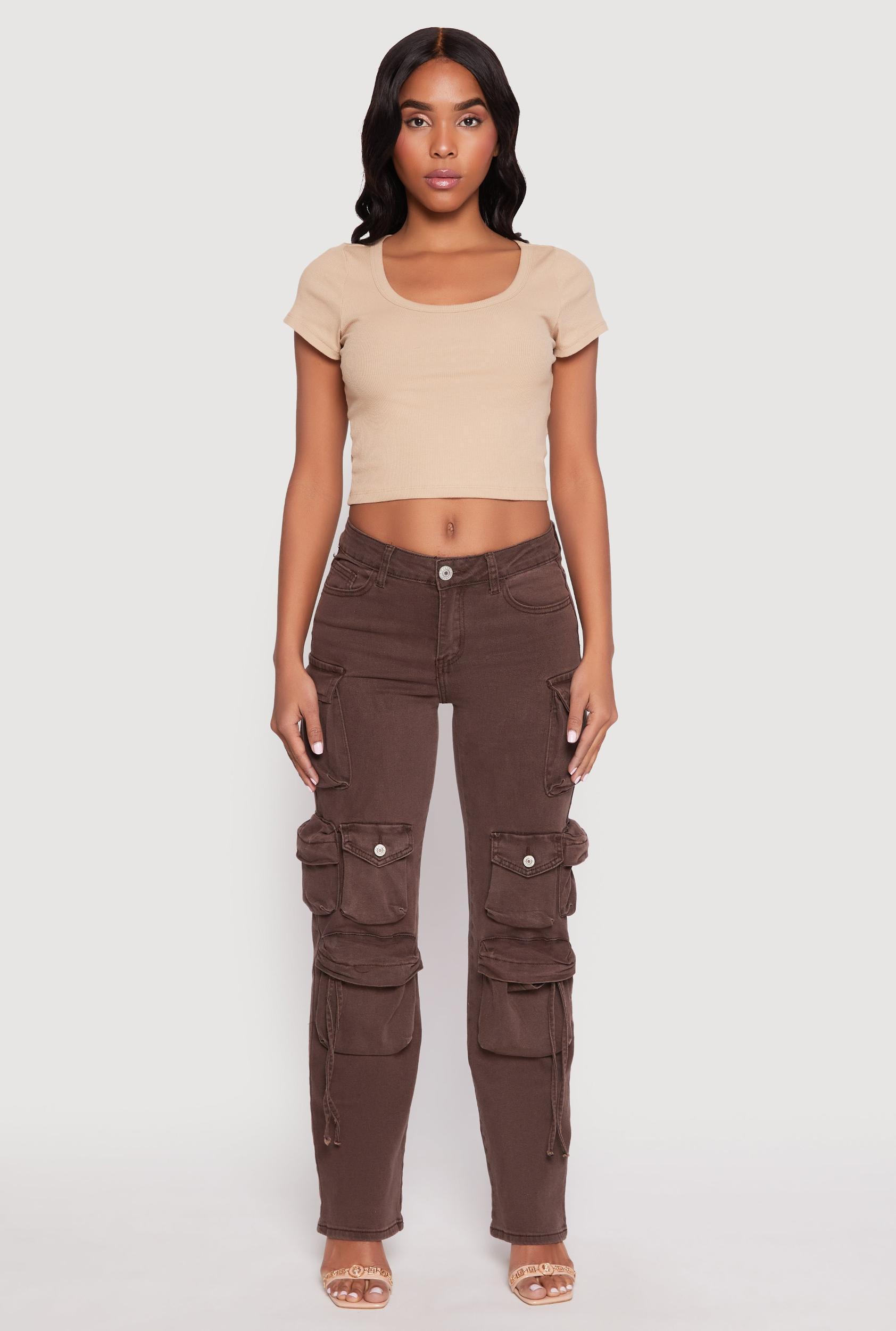 Womens VIP Multi Pocket Cargo Jeans Product Image