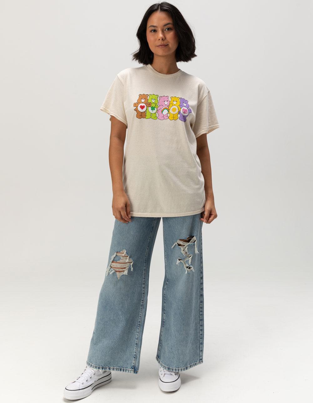 CARE BEARS Womens Boyfriend Tee - NATURAL Product Image