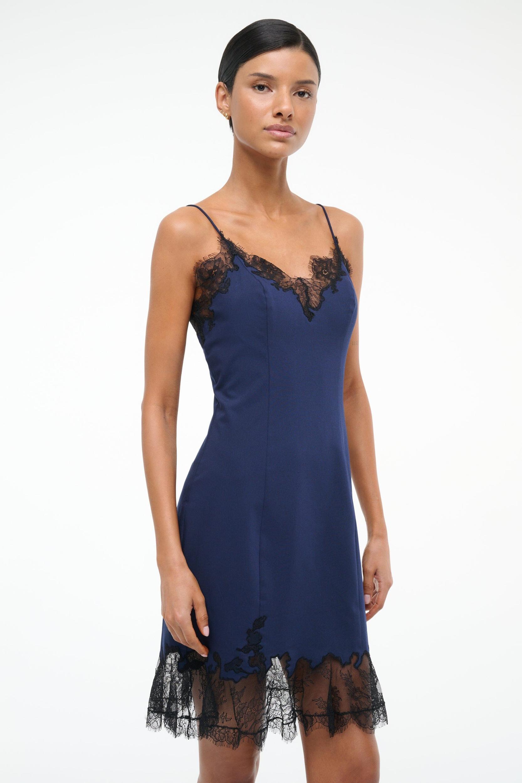 NADIA MINI DRESS | NAVY Product Image