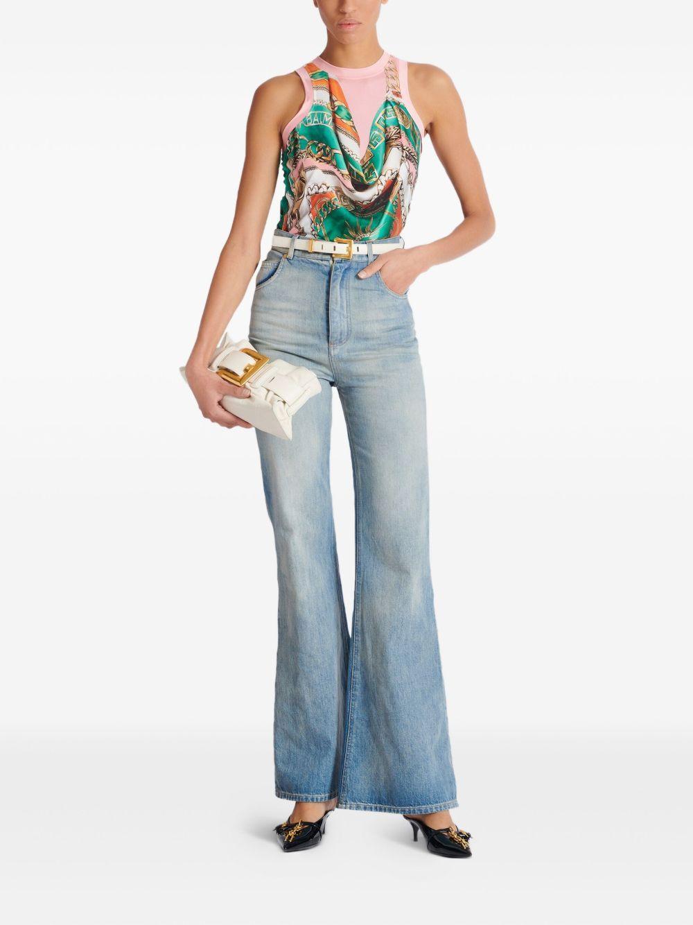 logo-patch jeans Product Image
