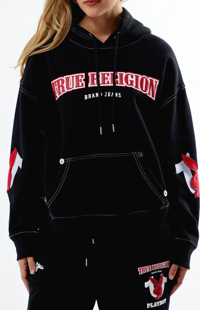 True Religion Women's x Playboy Fleece Oversized Hoodie Product Image