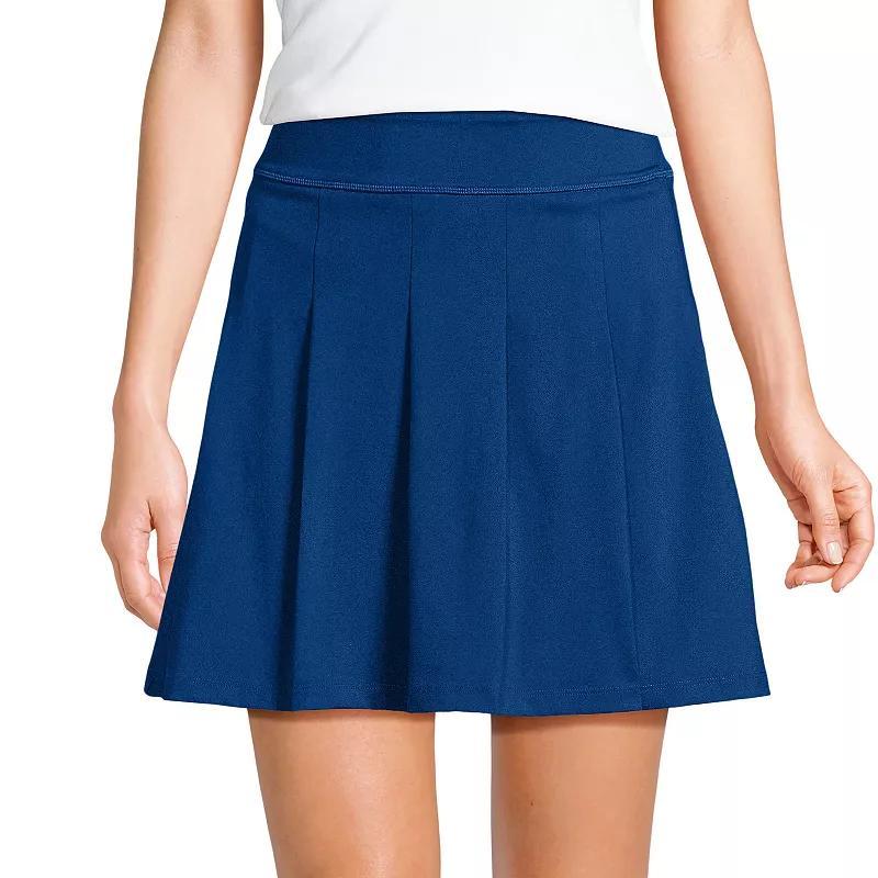 Women's Lands End Active High Impact High-Rise Skort, Size: XL, Black Product Image