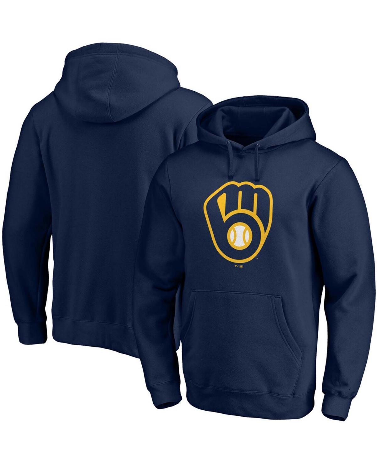 Mens Fanatics Branded Boston Red Sox Static Logo Pullover Hoodie Blue Product Image