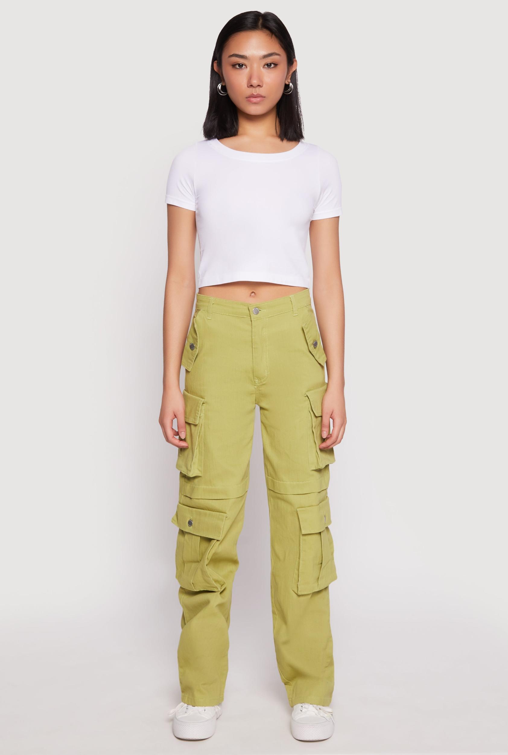 Womens Daisy Four Cargo Pocket Straight Leg Pants Product Image