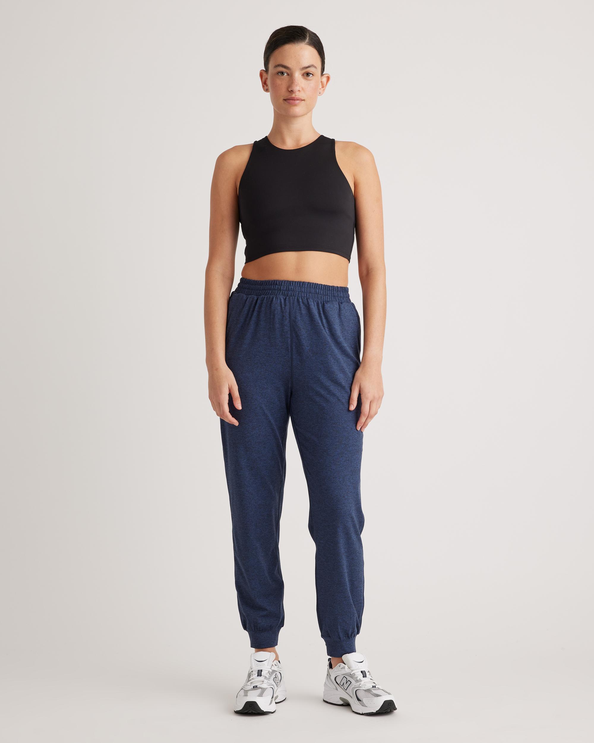 Quince | Women's Flowknit High-Rise Boyfriend Jogger Recycled Polyester / Spandex Product Image