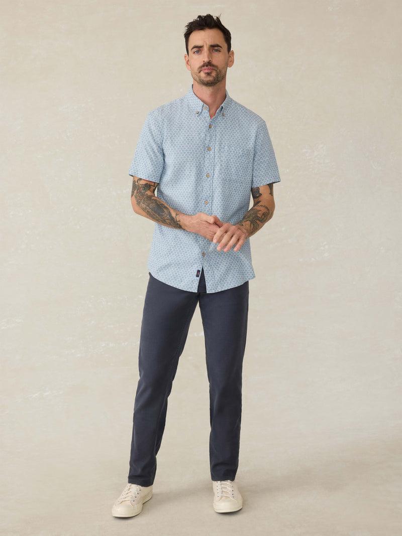 Short-Sleeve Breeze Shirt - Fish Scale Redux Product Image