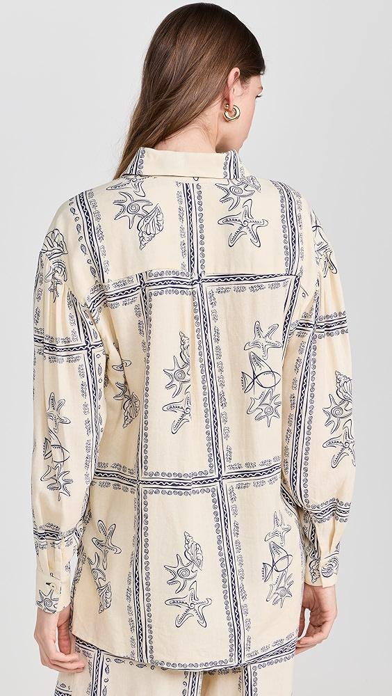 Dress To Shirt In Nautical Print | Shopbop Product Image