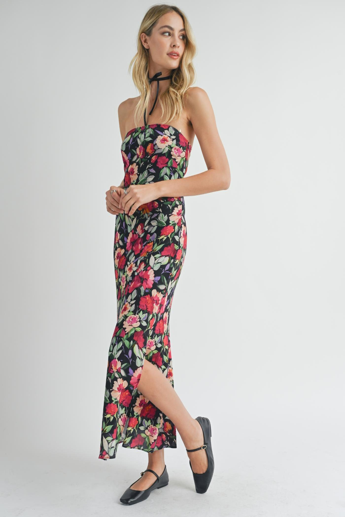 Midi Dress with Side Slit Product Image